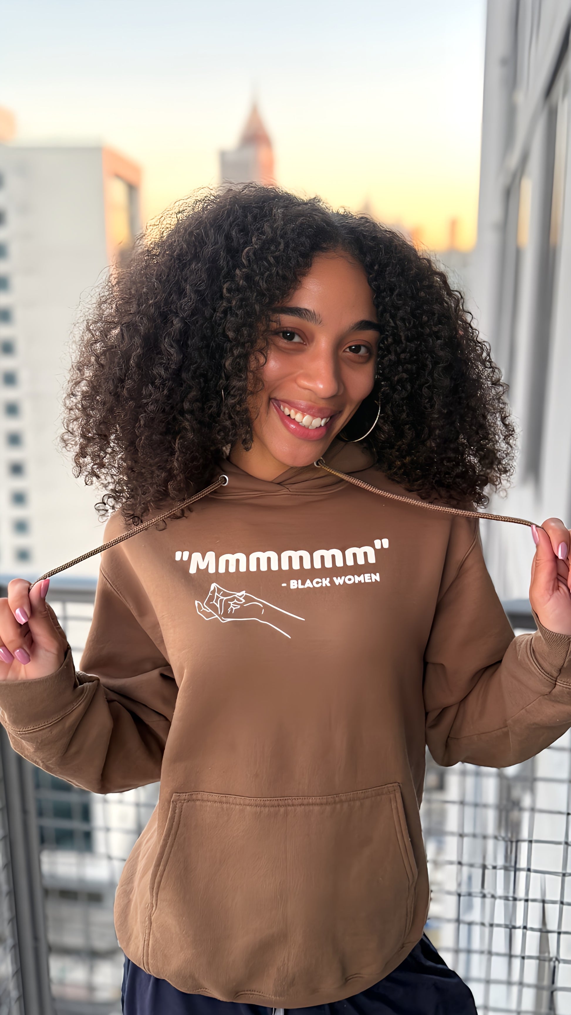 "Mmmmmm" Soft Brown Hoodie (LIMITED EDITION)