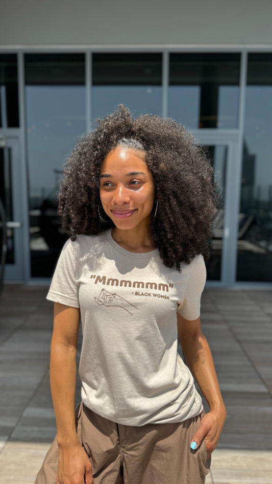 "Mmmmmm" Tan Soft Tee (Unisex)